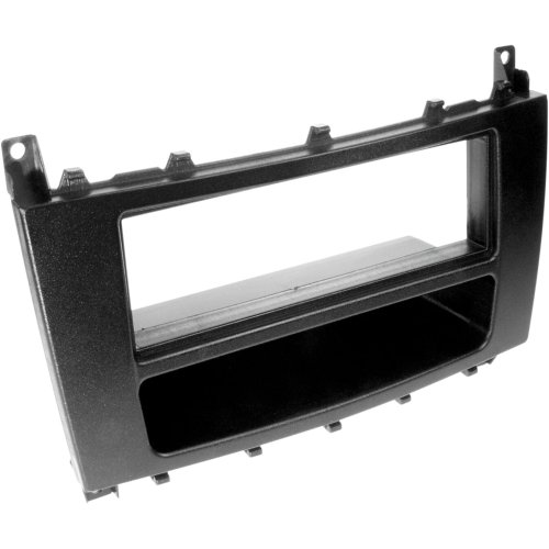 1-DIN Paneel met aflegbakje. Mercedes Benz C Klasse/ CLC-Klasse/ G-klasse  Kleur: Zwart - 281190 16 - 281190-16