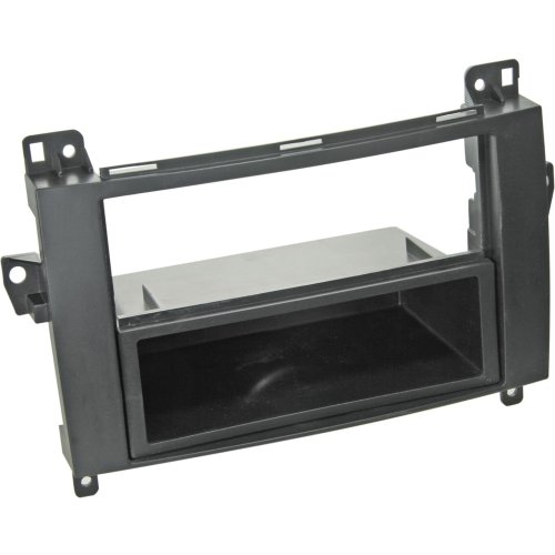 2-DIN Paneel Mercedes Benz A-Klasse - B-Klasse - Viano/ Vito Kleur: Zwart - 281190 18 - 281190-18