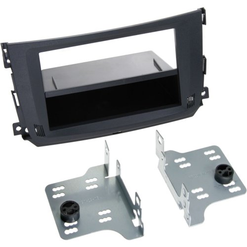 2-DIN Paneel Smart ForTwo Cabrio (A451) Coupe (C451)  Kleur: Zwart - 281190 29 - 281190-29