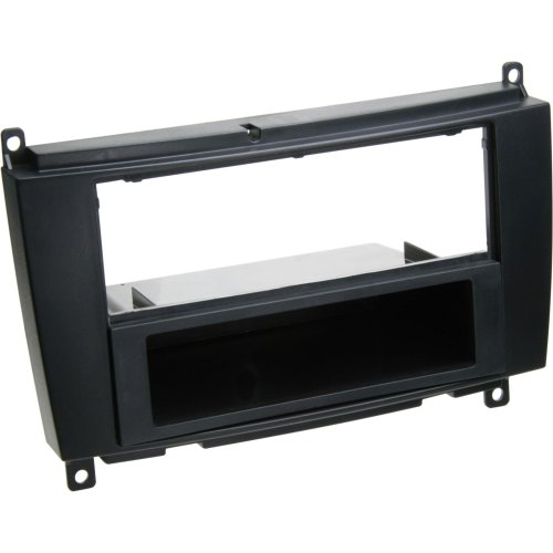 2-DIN Paneel Mercedes Benz CLK-Klasse facelift (C209) (A209) 2004-2010 Kleur: Zwart - 281190 33 - 281190-33