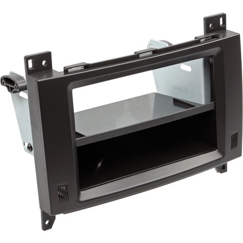 2-DIN Paneel Mercedes Benz A-Klasse/ B-Klasse/ Vito met Pocket - Kleur: Zwart - 281190 37 1 - 281190-37-1