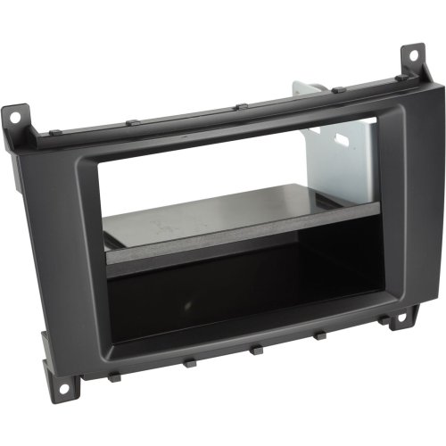 2-DIN Paneel Mercedes Benz C-Klasse/ CLC-Klasse met pocket Kleur: Zwart - 281190 45 1 - 281190-45-1