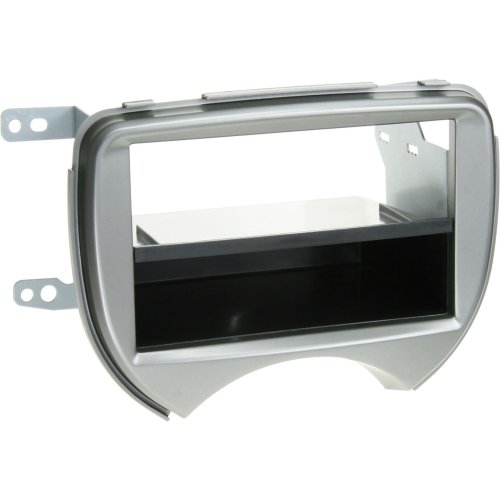 2-DIN Paneel Nissan Micra (K13) 03/ 2011-08/2013 Kleur: Zilver - 281210 03 1 - 281210-03-1