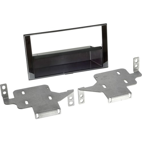 2-DIN Paneel Nissan Juke (F15 facelift) met pocket 2014-2019 Kleur: Piano Zwart  - 281210 18 1 - 281210-18-1