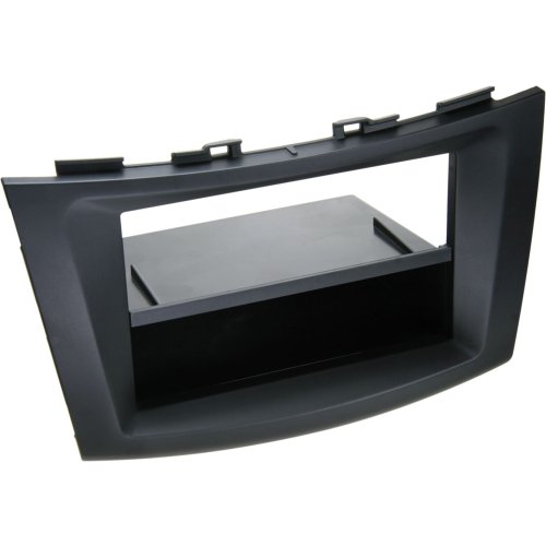 2-DIN Paneel met aflegbakje. Suzuki Swift (FZ/NZ)  2010-2017 - Kleur: zwart - 281292 03 - 281292-03