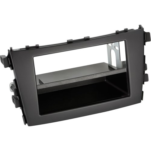2-DIN Paneel met pocket Suzuki Celerio 2014-2019 Kleur: Zwart - 281294 09 1 - 281294-09-1