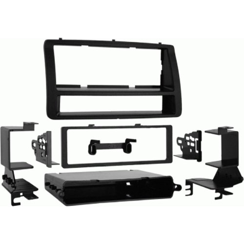 1-DIN radiopaneel met opbergvak Toyota Corolla 2002-2007 zwart (METRA) - 281300 02 1 - 281300-02-1