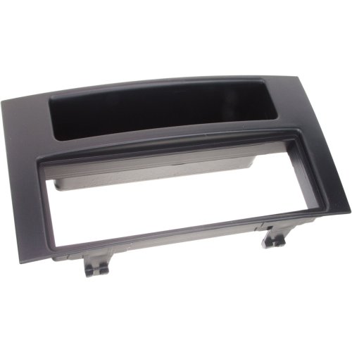 1-DIN Paneel met aflegbakje. Volkswagen Touareg / Mulivan/ T5 Transporter/ Caravelle  Kleur: Zwart - 281320 11 - 281320-11
