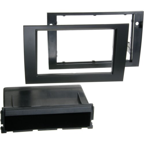 2-DIN Paneel Audi A4 (8E)  - Seat Exeo (3R) Kleur: Zwart - 281320 12 1 - 281320-12-1