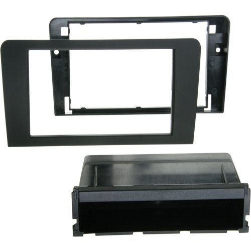 2-DIN Paneel met opbergvak PRO Audi A3 (8P/8PA) 2003-2013 - Kleur: zwart - 281320 14 1 - 281320-14-1