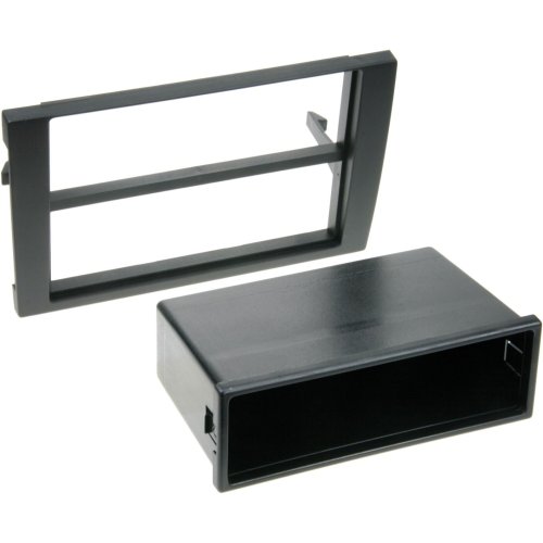 2-DIN Paneel Audi A4 B6 / B7  (8E) - Seat Exeo (3R)  Kleur: Zwart - 281320 17 - 281320-17