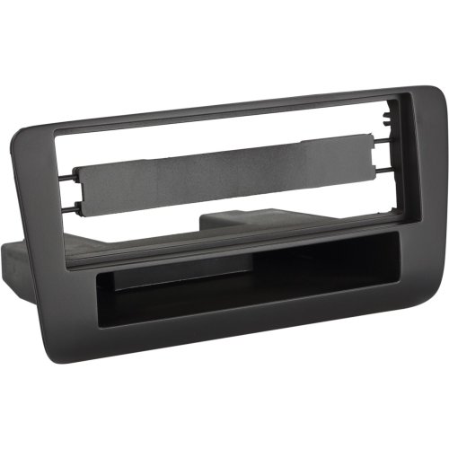 1-DIN Paneel met aflegbakje. Audi A1 (Typ 8x) (Typ 8XA) 2010-2018 Kleur: Zwart - 281320 22 - 281320-22