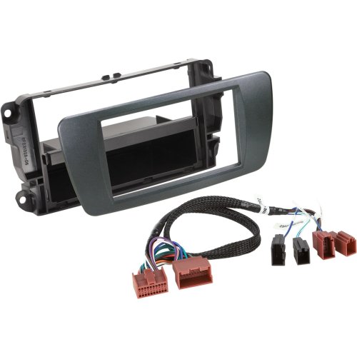 2-DIN Paneel met compartiment Seat Ibiza galway grijs - 281328 08 1 - 281328-08-1