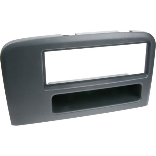 1-DIN Paneel met aflegbakje. Volvo S80 (T/K) 1998-2006 Kleur: Zwart - 281352 03 - 281352-03