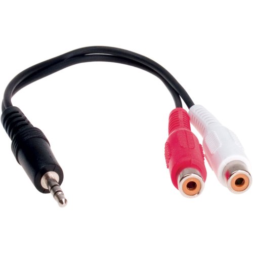 Stereo jack 3,5mm Stereo naar Cinch connector 0.2meter  - 311490 03 - 311490-03
