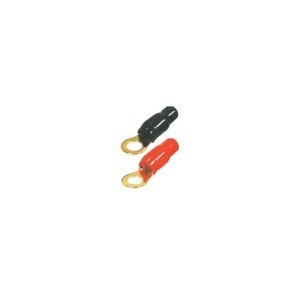 AUDIO SYSTEM 8mm Ring kabelschoen: 50mm&sup2;. 1x zwart + 1x rood - 31445 - Z-RT50 PAIR