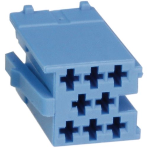 Mini ISO plug 8-Pin male Blauw  - 331441 3 - 331441-3