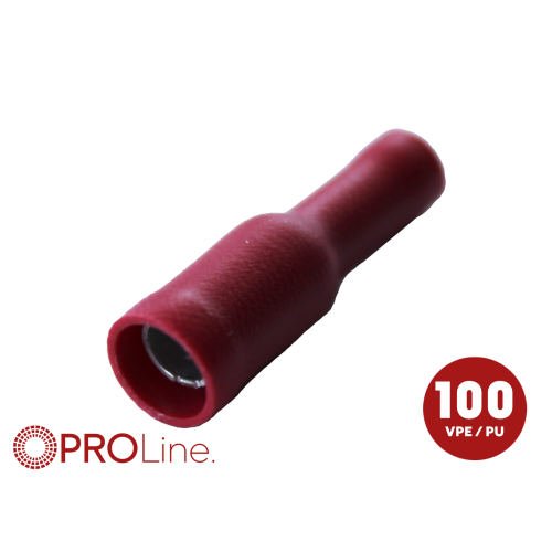 Kabelverbinder Female Rood 0.5 - 1.0 mm&sup2; (100 stuks) ACV PROLine - 340035 1 0 p 0 - 340035-1-0-p