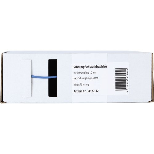Krimpkous Blauw &Oslash; 1.2 mm / Lengte 15 meter - 34127 12 - 34127-12
