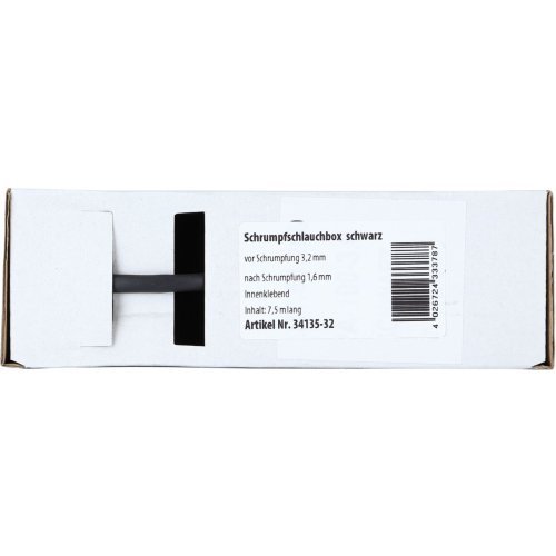 Krimpkous Zwart &Oslash; 3.2 mm / Lengte 7.5 meter - 34135 32 - 34135-32