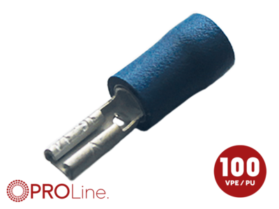 Kabelschoen 2.8x0.8 blauw (100stuks) ACV PROLine - 342801 2 0 p - 342801-2-0-p