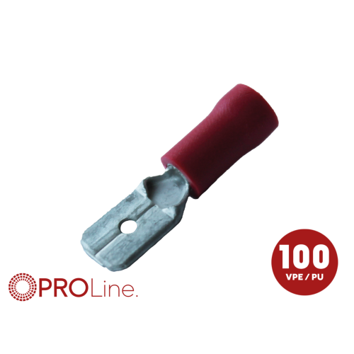 Kabelschoen 2.8x0.8 rood (100stuks) ACV PROLine - 342803 1 0 p - 342803-1-0-p