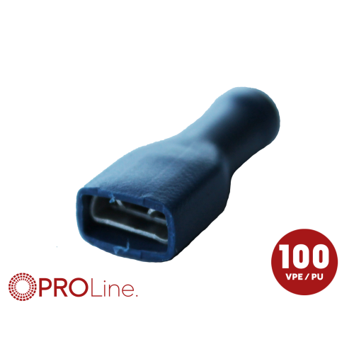 Kabelschoen 6.3x0.8 blauw (100stuks) ACV PROLine - 346324 1 0 p 0 - 346324-1-0-p