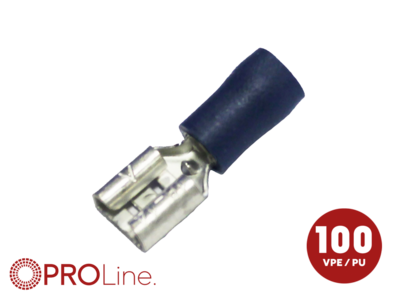 Kabelschoen 8.0x0.8 blauw (100stuks) ACV PROLine - 348003 2 0 p - 348003-2-0-p
