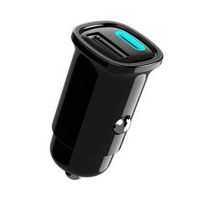 GrabNGo USB + USB-C 30W Car Charger - Zwart - 37005 - 37005