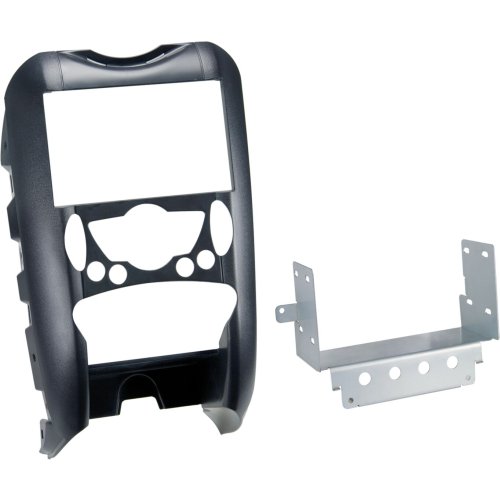 2-DIN Paneel BMW Mini (R55 / R56 / R57) - Kleur: zwart  - 381023 06 - 381023-06