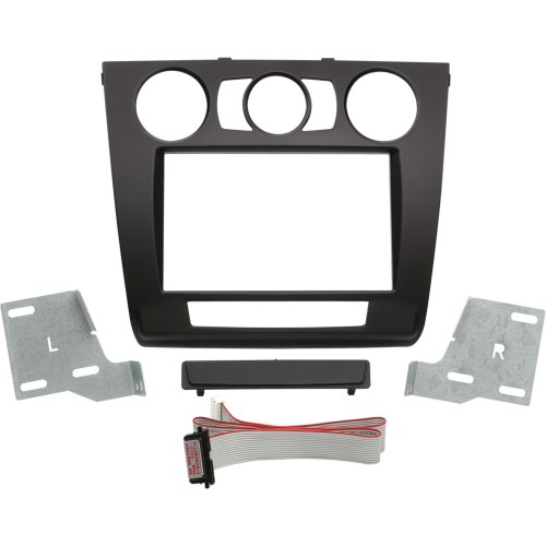 2-DIN Paneel BMW 1-Serie (E81 - E82 - E87 Facelift -  E88) 2007-2013 Kleur: Zwart - 381023 07 1 - 381023-07-1