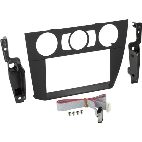 2-DIN Paneel BMW 3-Serie (E90/E91/E92/E93) 2006-2012 Kleur: Zwart - 381023 12 - 381023-12