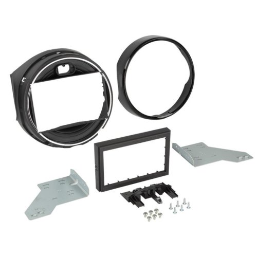 2-DIN Paneel Mini Cooper F55/F56 2014-2019 Kleur: Zwart - 381023 15 - 381023-15