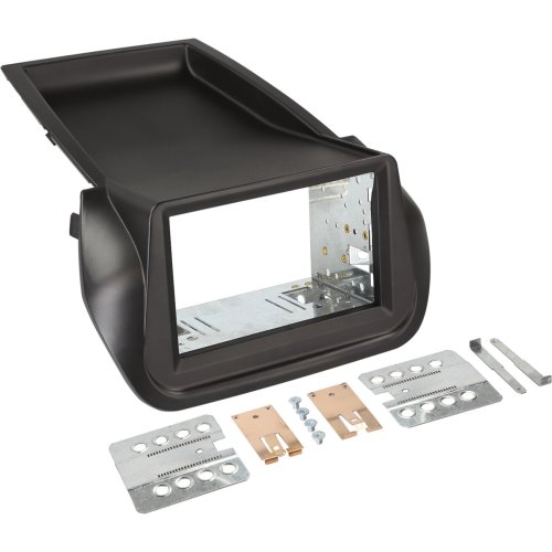 2-DIN Paneel Citro&euml;n Nemo - Fiat Fiorino - Peugeot Bipper- Kleur : Zwart - 381040 13 - 381040-13