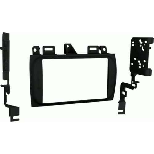 2-DIN Radioblende Cadillac Deville/Eldorado/Seville zwart (METRA) - 381087 11 1 - 381087-11-1