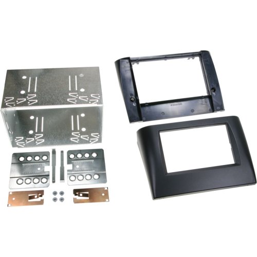 2-DIN Paneel Fiat Stilo (192) 2001-2008 Kleur: Zwart - 381094 19 - 381094-19