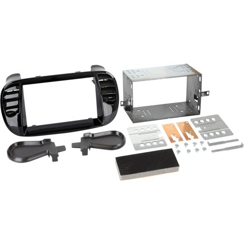 2-DIN Paneel Fiat 500/ 500 C - Kleur: Piano Zwart - 381094 33 2 - 381094-33-2