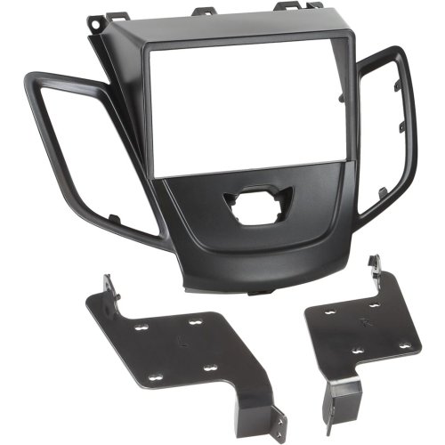 2-DIN Paneel Ford Fiesta (JA8)  2008-2017 - Kleur: Zwart  - 381114 20 1 - 381114-20-1