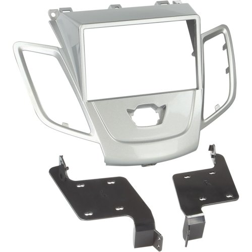 2-DIN Paneel Ford Fiesta (JA8) 2008-2017 - Kleur: Zilver  - 381114 20 2 - 381114-20-2