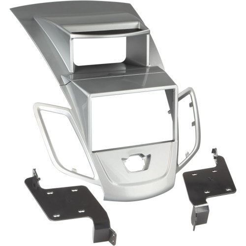 2-DIN Paneel Ford Fiesta (JA8) 2008-2017 - Kleur: Zilver - 381114 21 2 - 381114-21-2