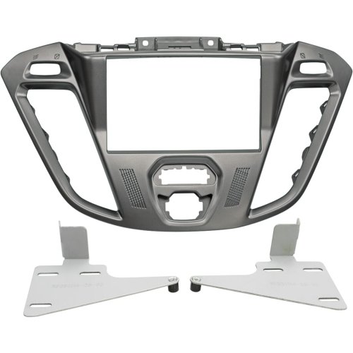 2-DIN Paneel Ford Transit Custom / Tourneo Custom | 2013-2019 | Kleur: Zilver - 381114 26 1 - 381114-26-1