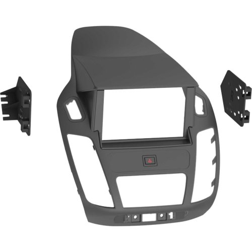 2-DIN Paneel Ford Transit Connect / Tourneo Connect  Kleur: Zwart (METRA) - 381114 48 1 - 381114-48-1