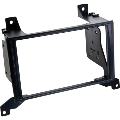 2-DIN Paneel Hyundai Santa F&eacute; (CM) 2009-2012 Kleur: Zwart - 381143 15 - 381143-15