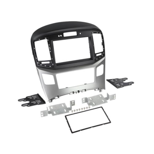 2-DIN Paneel Hyundai H1 2015-2019 Kleur: Zwart/ Zilver - 381143 33 3 - 381143-33-3