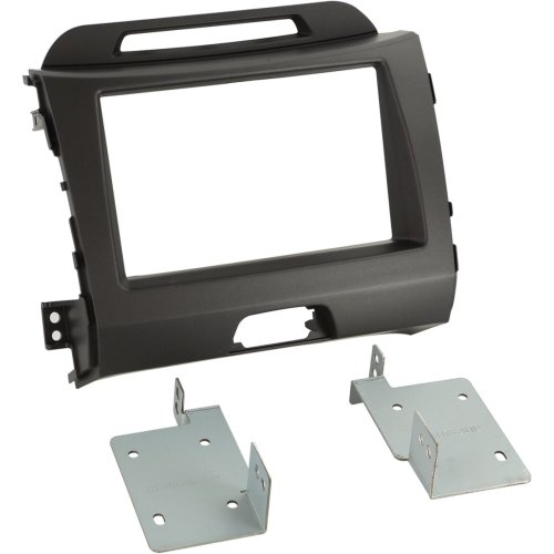 2-DIN Paneel Kia Sportage (SL) 2010-2016 - Kleur: Donker Grijs - 381178 28 3 - 381178-28-3