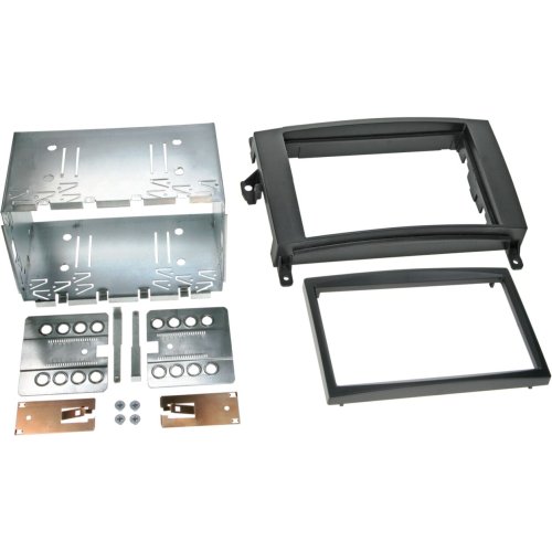 2-DIN Paneel Mercedes Benz A-Klasse/ B-Klasse/ Vito/ Viano - Kleur: zwart - 381190 18 - 381190-18