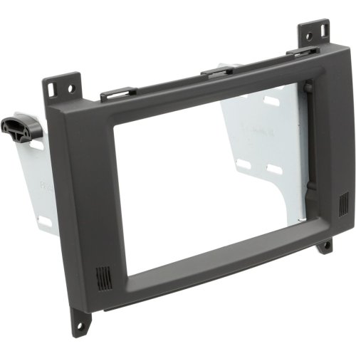 2-DIN Paneel Mercedes Benz A-Klasse / B-Klasse / Vito Kleur: Rubbertouch Zwart  - 381190 37 2 - 381190-37-2