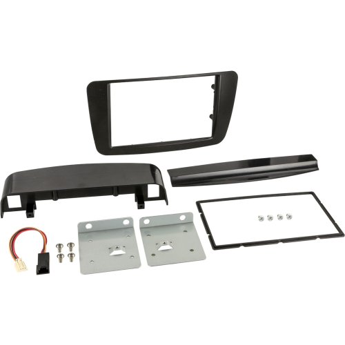 2-DIN Paneel Mercedes Benz A/CLA/GLA-Klasse - Kleur: zwart - 381190 39 - 381190-39