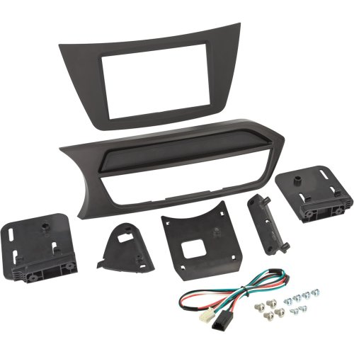 2-DIN Paneel Mercedes Benz C-Klasse (W204) 2011-2014 Kleur: Zwart  - 381190 40 - 381190-40