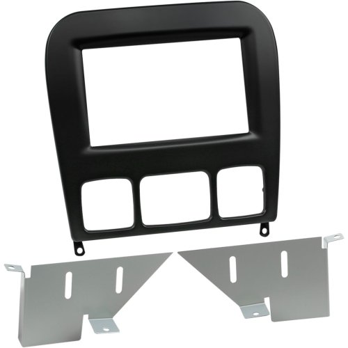 2-DIN Paneel Mercedes Benz S-Klasse (W220) 1998-2005 Kleur: Zwart - 381190 43 1 - 381190-43-1